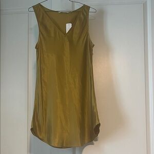 Soft Surroundings Mustard Sleeveless Tunic